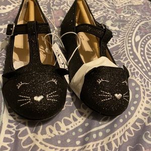 The Children’s Place girls shoes size 10 black glitter